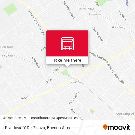 Rivadavia Y De Pinazo map