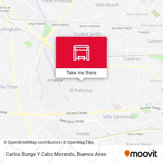 Carlos Bunge Y Cabo Morando map