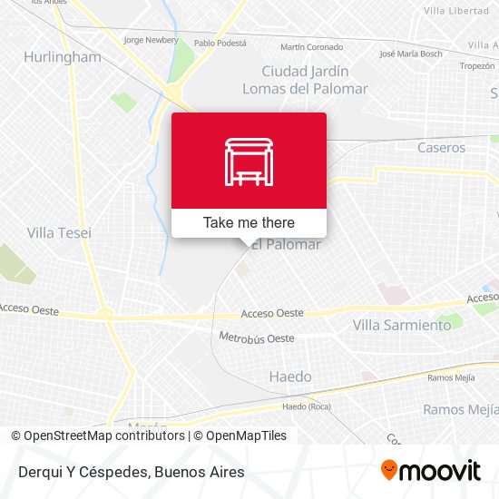 Mapa de Derqui Y Céspedes