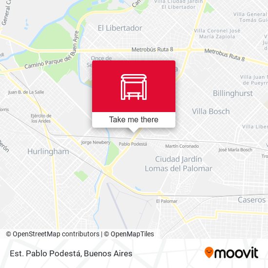 Mapa de Est. Pablo Podestá