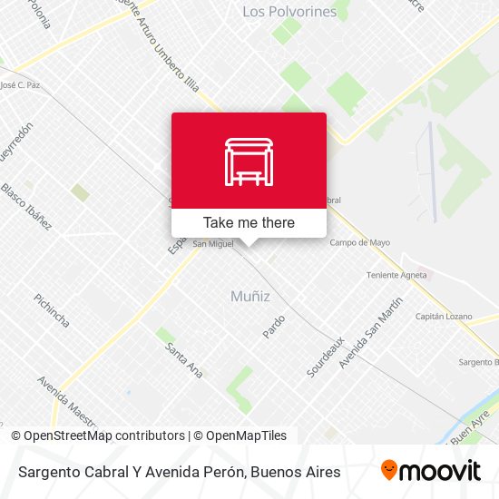 Sargento Cabral Y Avenida Perón map