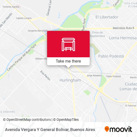 Avenida Vergara Y General Bolívar map
