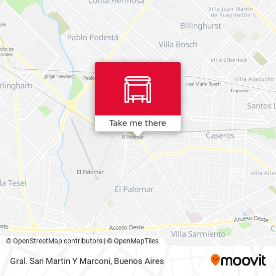 Mapa de Gral. San Martin Y Marconi