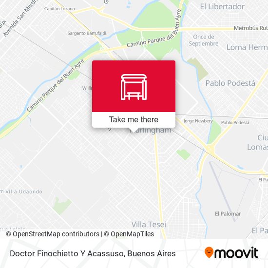 Mapa de Doctor Finochietto Y Acassuso
