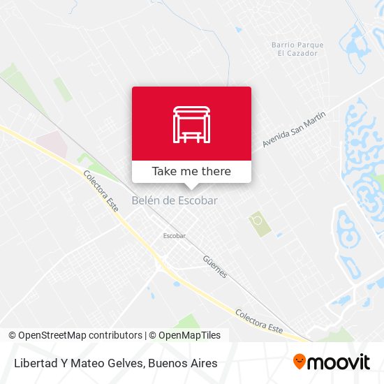 Libertad Y Mateo Gelves map