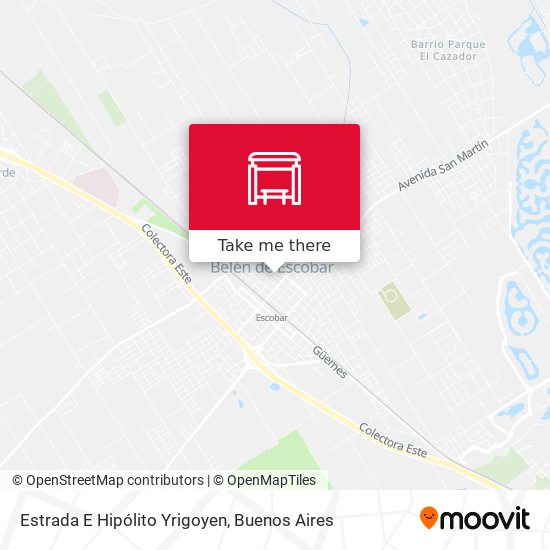 Mapa de Estrada E Hipólito Yrigoyen
