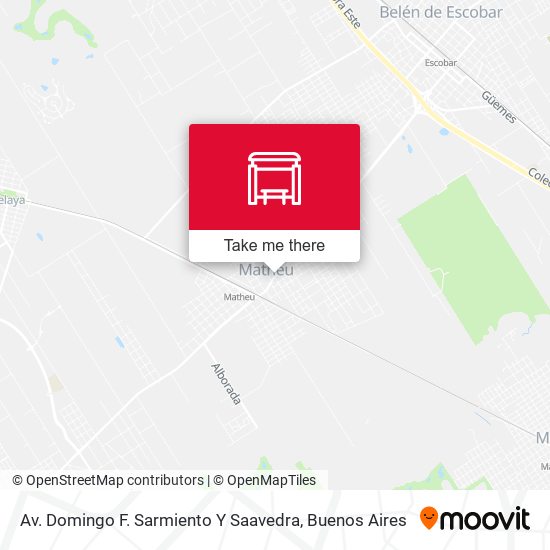 Av. Domingo F. Sarmiento Y Saavedra map