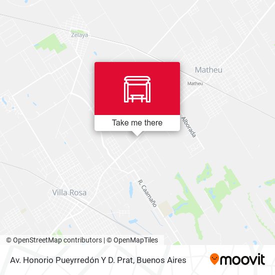 Av. Honorio Pueyrredón Y D. Prat map