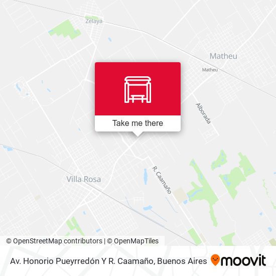 Av. Honorio Pueyrredón Y R. Caamaño map