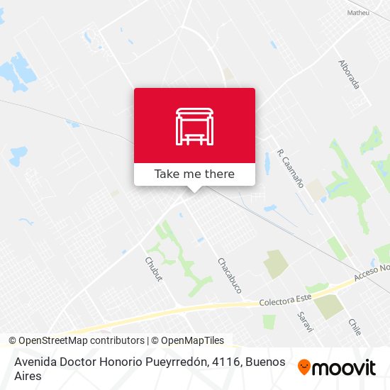 Avenida Doctor Honorio Pueyrredón, 4116 map