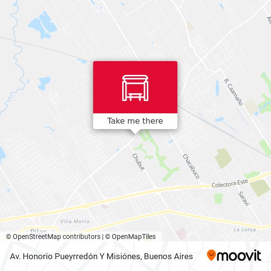 Av. Honorio Pueyrredón Y Misiónes map