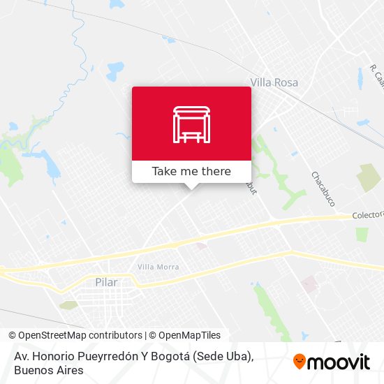 Av. Honorio Pueyrredón Y Bogotá (Sede Uba) map