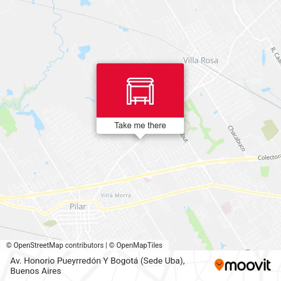 Av. Honorio Pueyrredón Y Bogotá (Sede Uba) map
