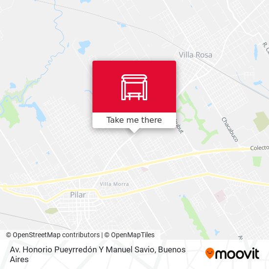 Av. Honorio Pueyrredón Y Manuel Savio map