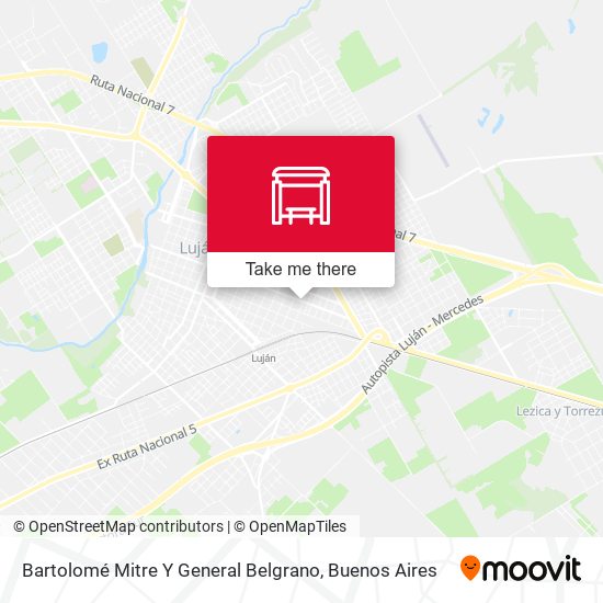 Mapa de Bartolomé Mitre Y General Belgrano