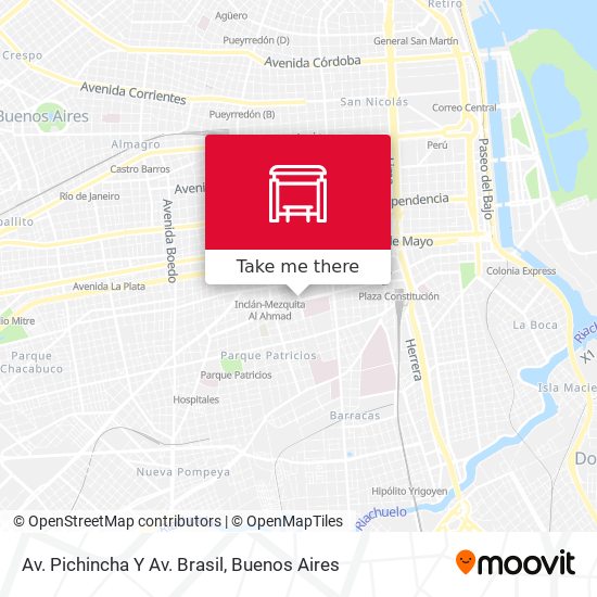 Av. Pichincha Y Av. Brasil map