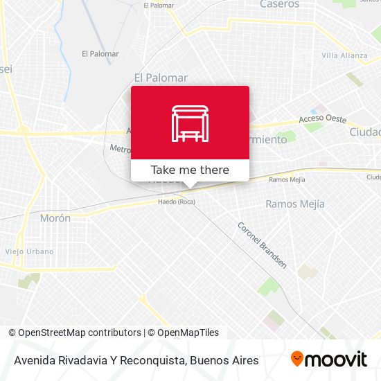 Mapa de Avenida Rivadavia Y Reconquista