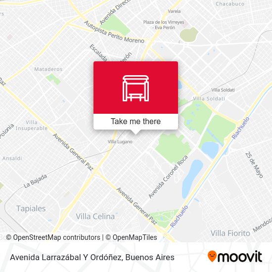 Mapa de Avenida Larrazábal Y Ordóñez