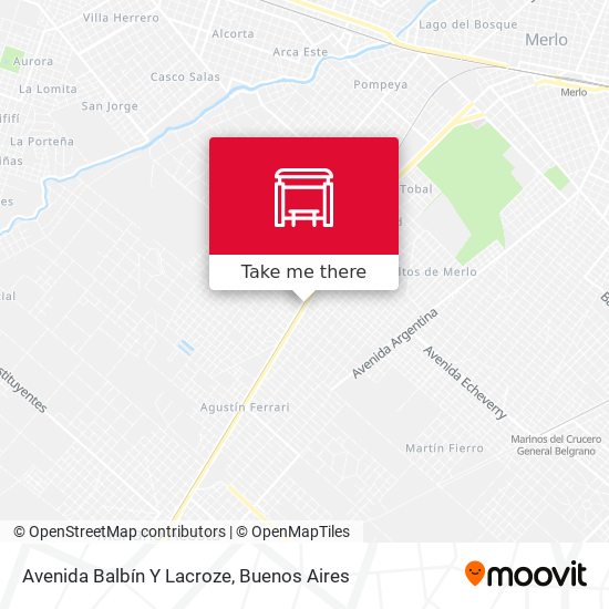 Mapa de Avenida Balbín Y Lacroze