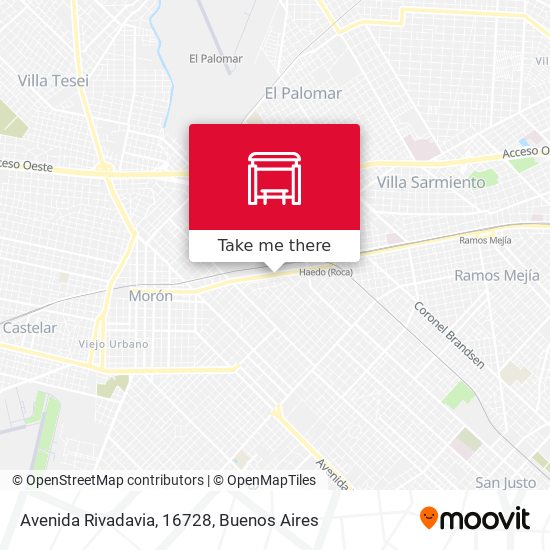 Avenida Rivadavia, 16728 map