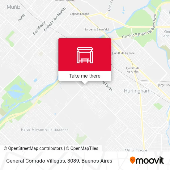 General Conrado Villegas, 3089 map