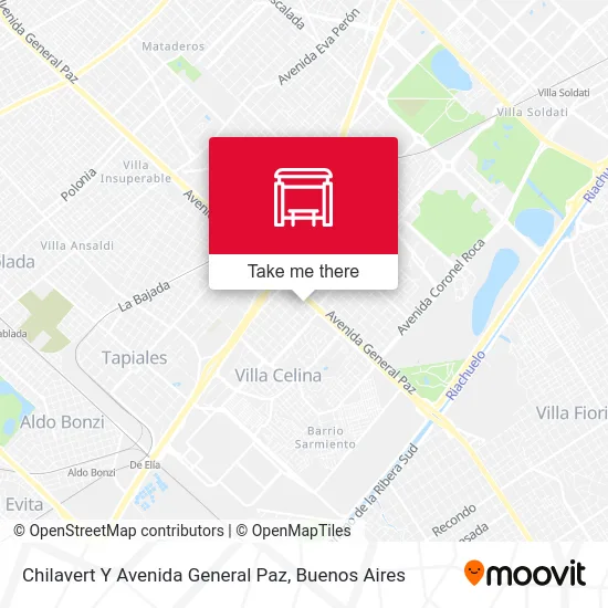 Chilavert Y Avenida General Paz map