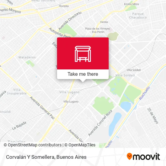 Corvalán Y Somellera map