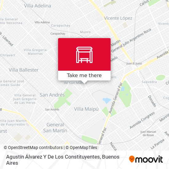 Agustín Álvarez Y De Los Constituyentes map