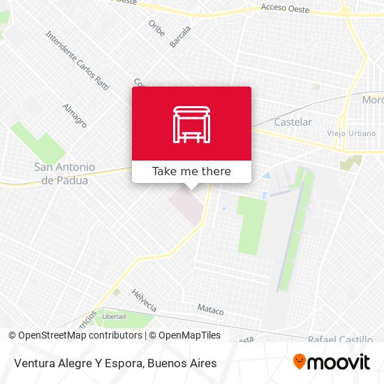 Ventura Alegre Y Espora map