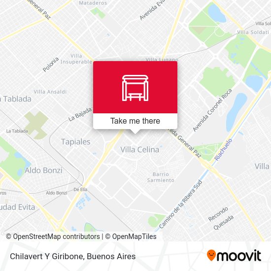 Mapa de Chilavert Y Giribone