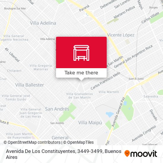 Avenida De Los Constituyentes, 3449-3499 map