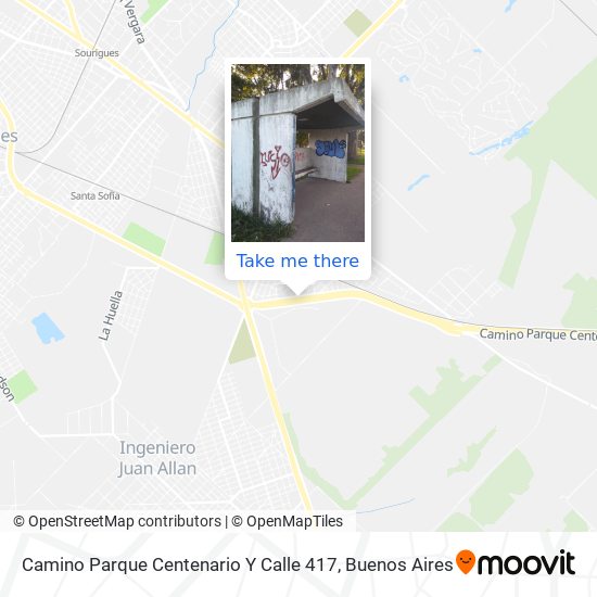Camino Parque Centenario Y Calle 417 map