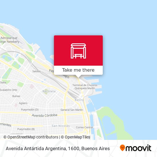 Avenida Antártida Argentina, 1600 map