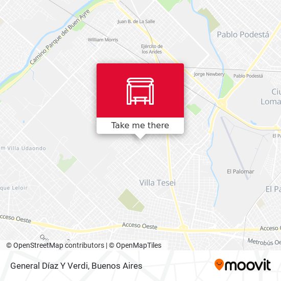 General Díaz Y Verdi map