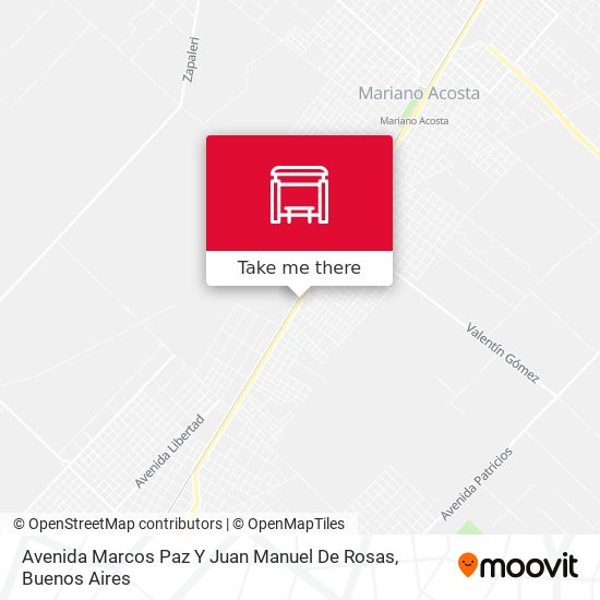 Avenida Marcos Paz Y Juan Manuel De Rosas map