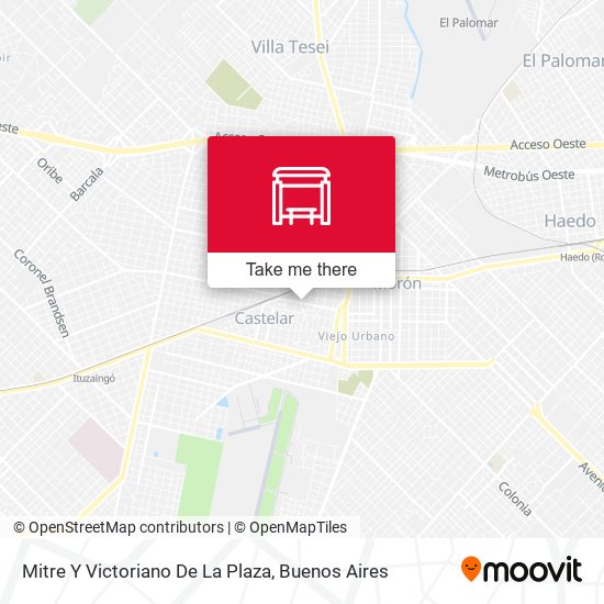 Mitre Y Victoriano De La Plaza map