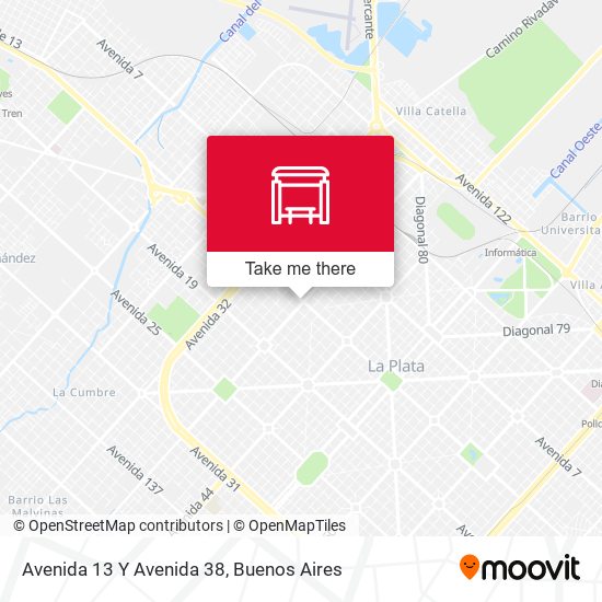 Avenida 13 Y Avenida 38 map