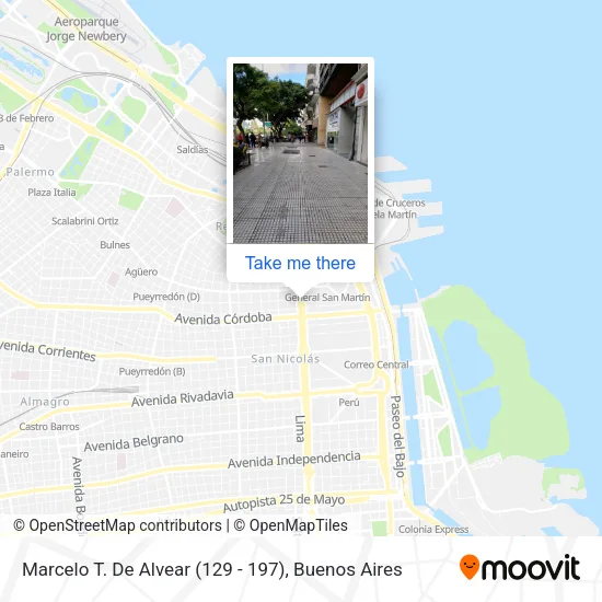 Mapa de Marcelo T. De Alvear (129 - 197)