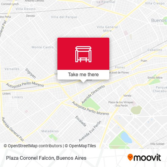 Mapa de Plaza Coronel Falcón