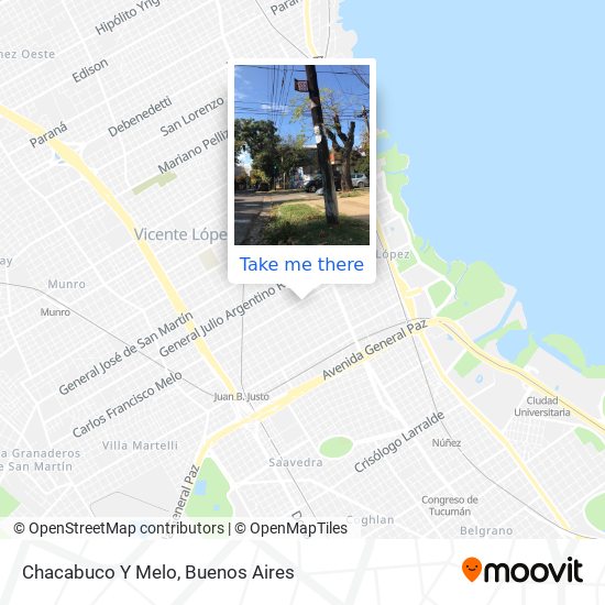 Mapa de Chacabuco Y Melo