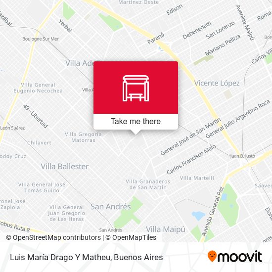 Luis María Drago Y Matheu map
