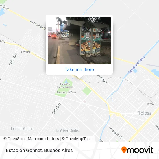 Estación Gonnet map