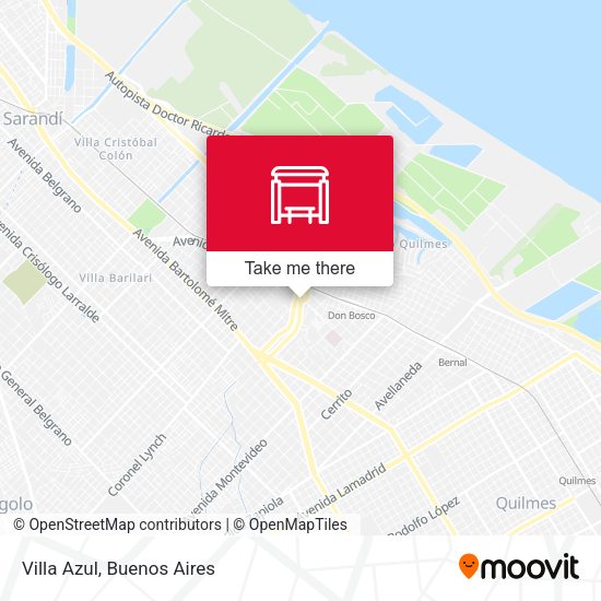 Mapa de Villa Azul
