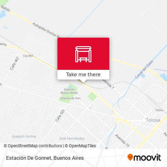Estación De Gonnet map