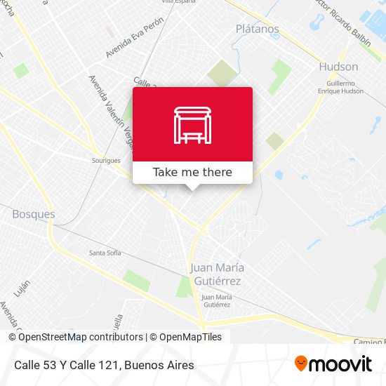 Mapa de Calle 53 Y Calle 121