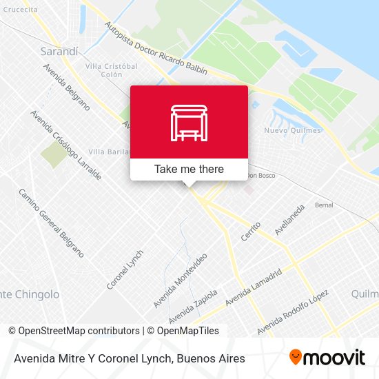 Mapa de Avenida Mitre Y Coronel Lynch