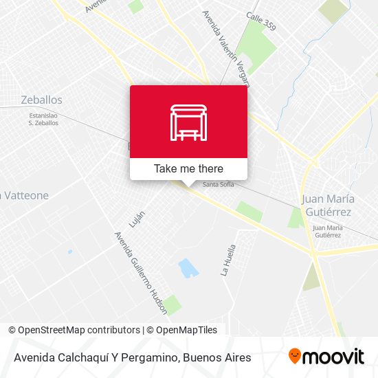 Mapa de Avenida Calchaquí Y Pergamino