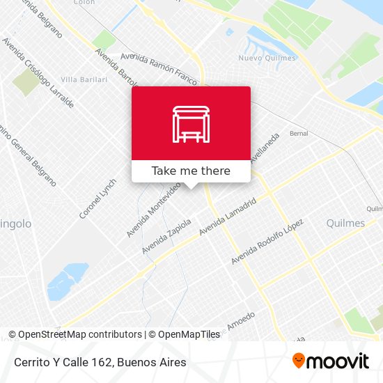 Cerrito Y Calle 162 map