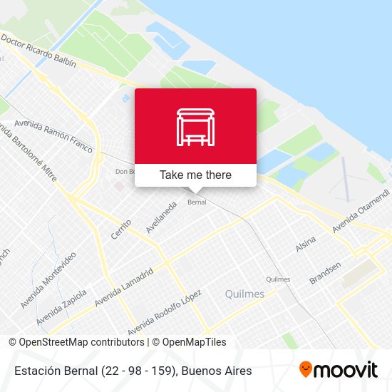 Estación Bernal (22 - 98 - 159) map