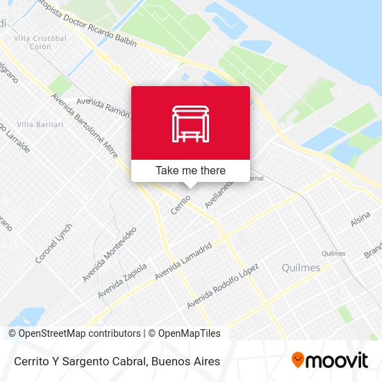 Mapa de Cerrito Y Sargento Cabral